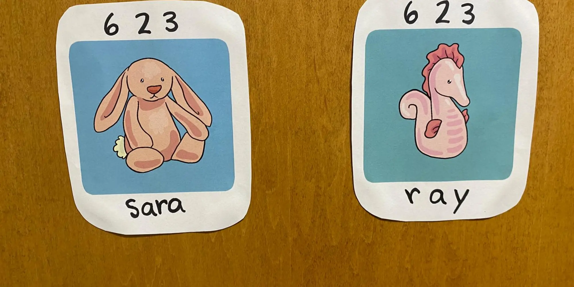 Ray's dorm room door during summer session